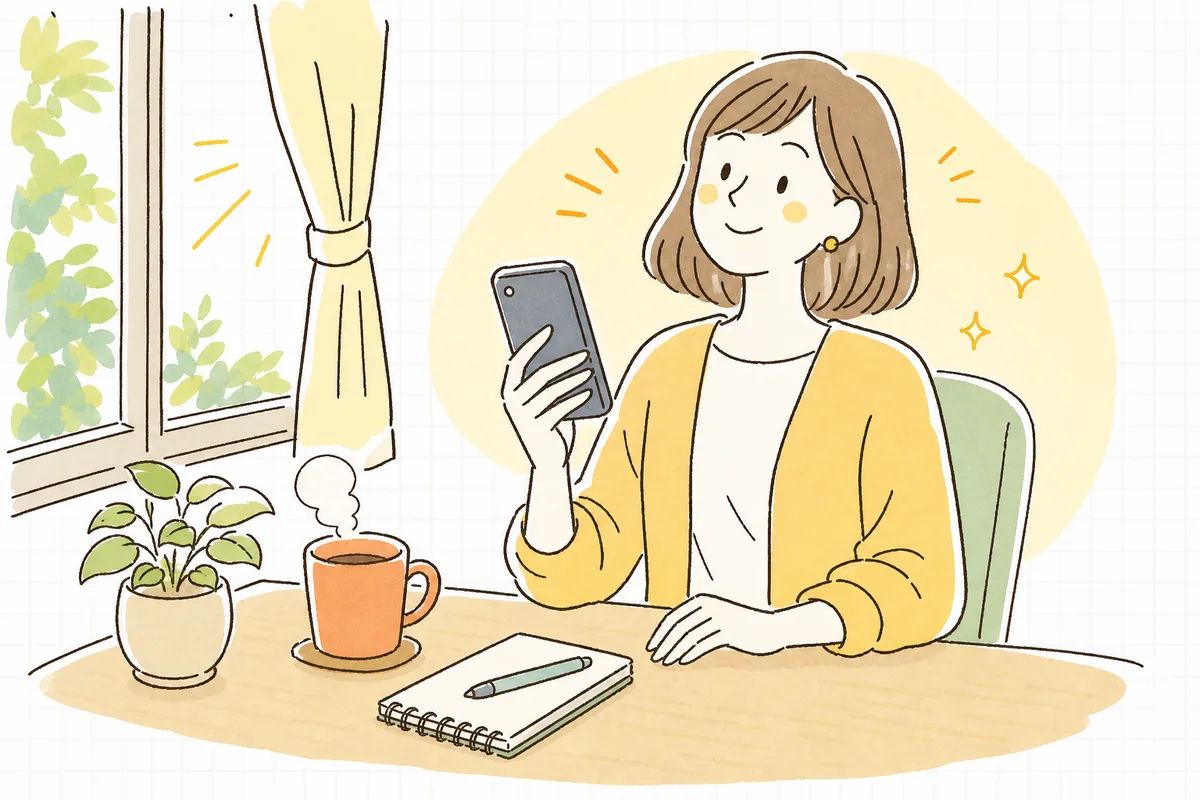 使い回しと作り分けの線引きが決まり、複数SNSの運用を肩の力を抜いて無理なく続けられるようになった企業SNS担当者の情景