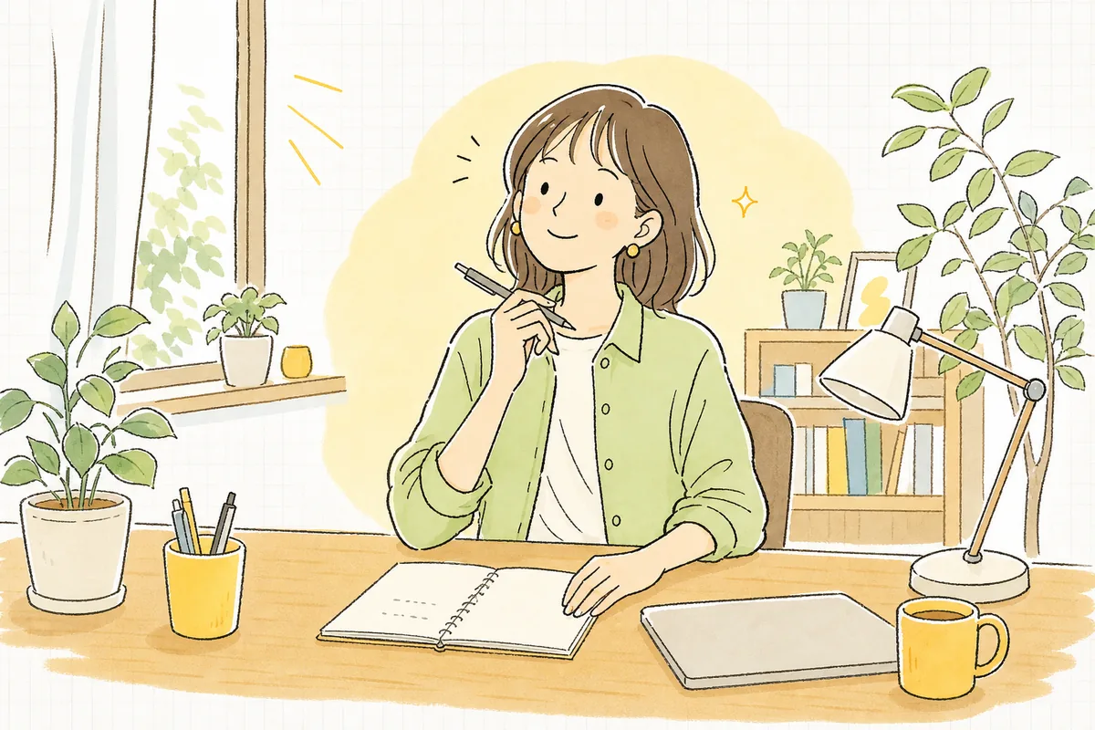 投稿の反応を確かめて手ごたえをつかみ、次に試すことが見えて前を向いている企業SNS担当者の情景