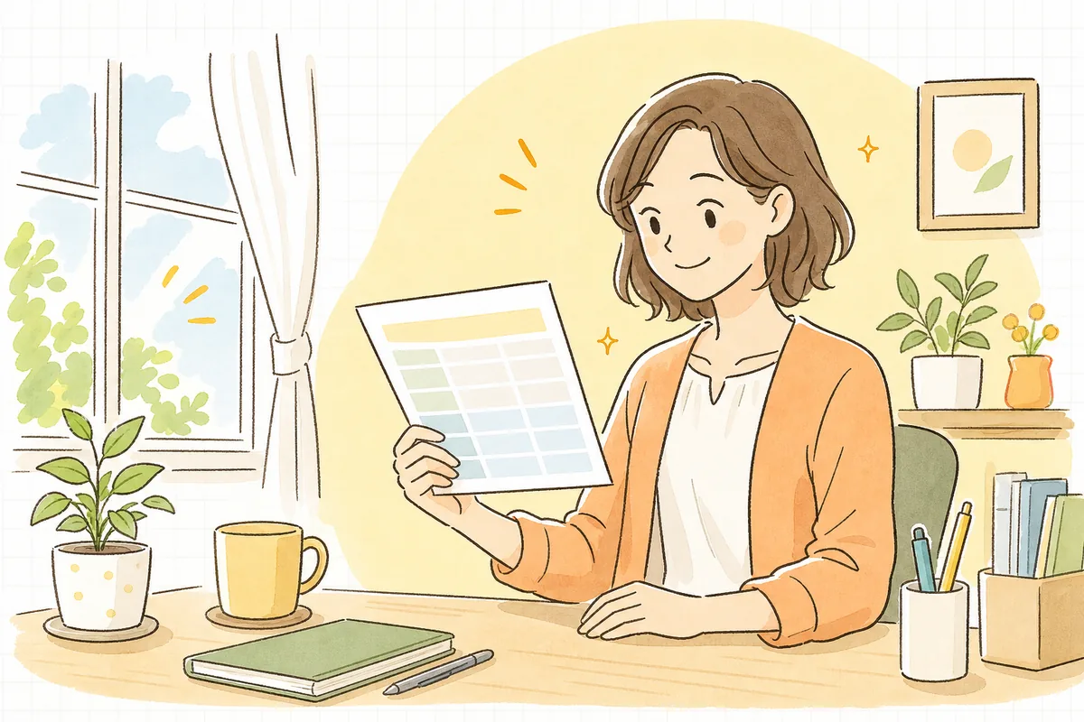 指標の違いが腑に落ち、レポートを前にしても迷わず落ち着いて振り返れるようになった企業SNS担当者の情景